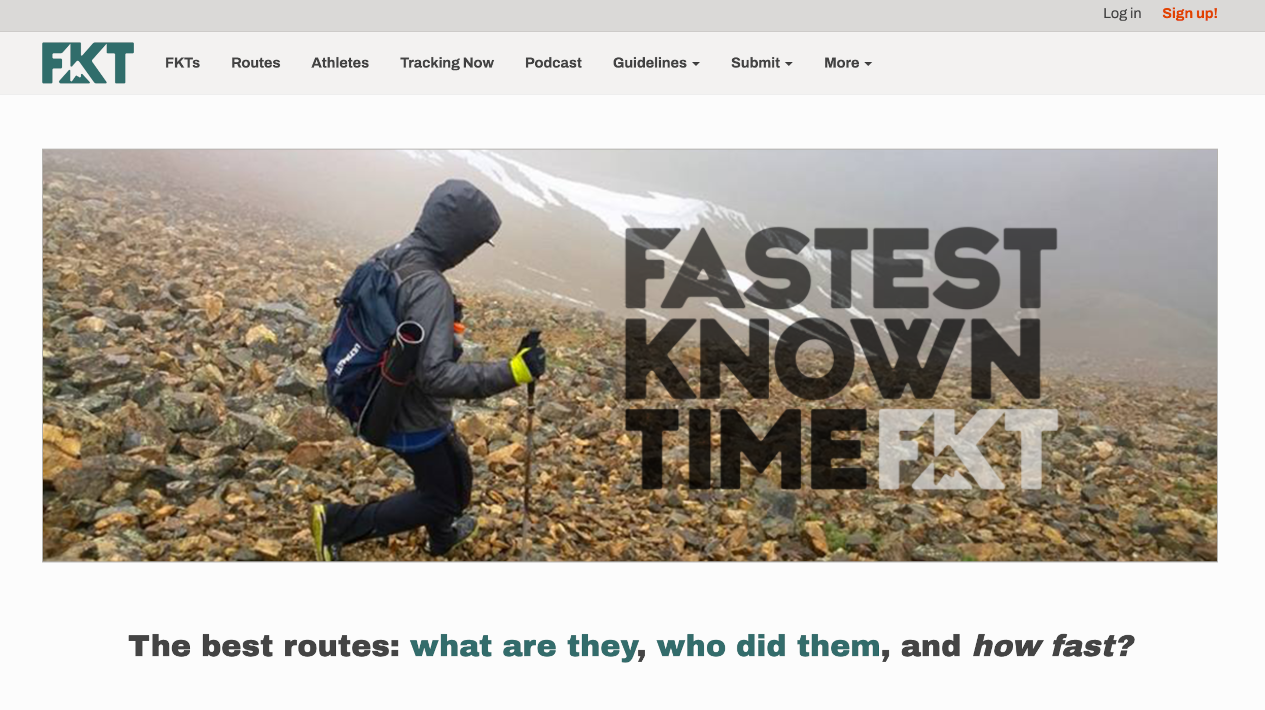 fastestknowntime.com